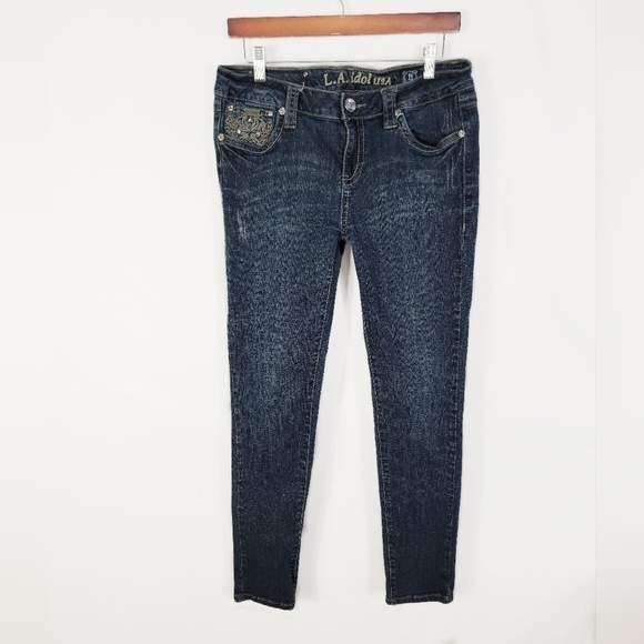 L.A Idol Size 11 Skinny Jeans - Picture 1 of 6